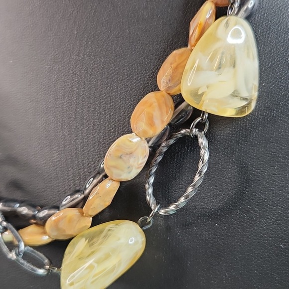 Signed Cookie Lee River Rock Necklace - Picture 2 of 5